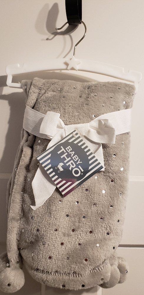 Baby Thro Unisex Gray Blanket